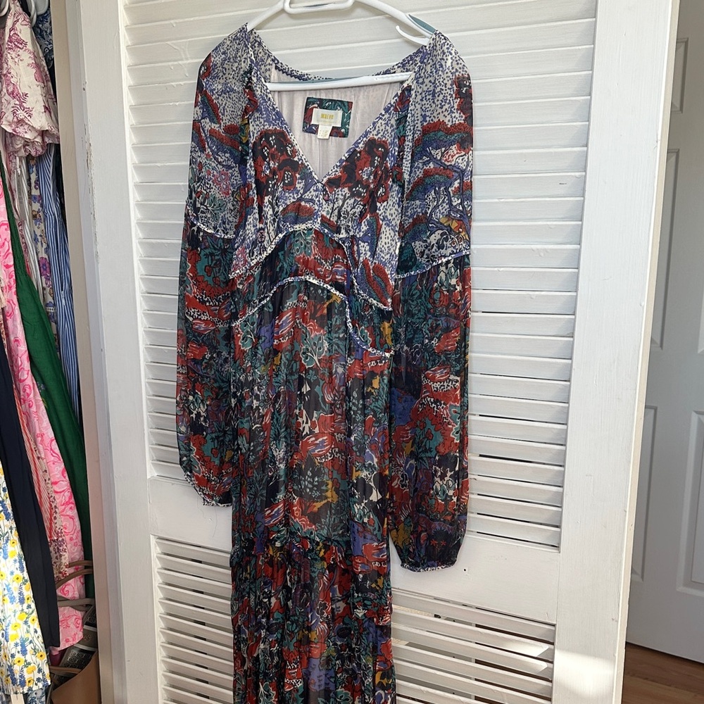 Maeve Floral Long Sleeve Maxi Dress